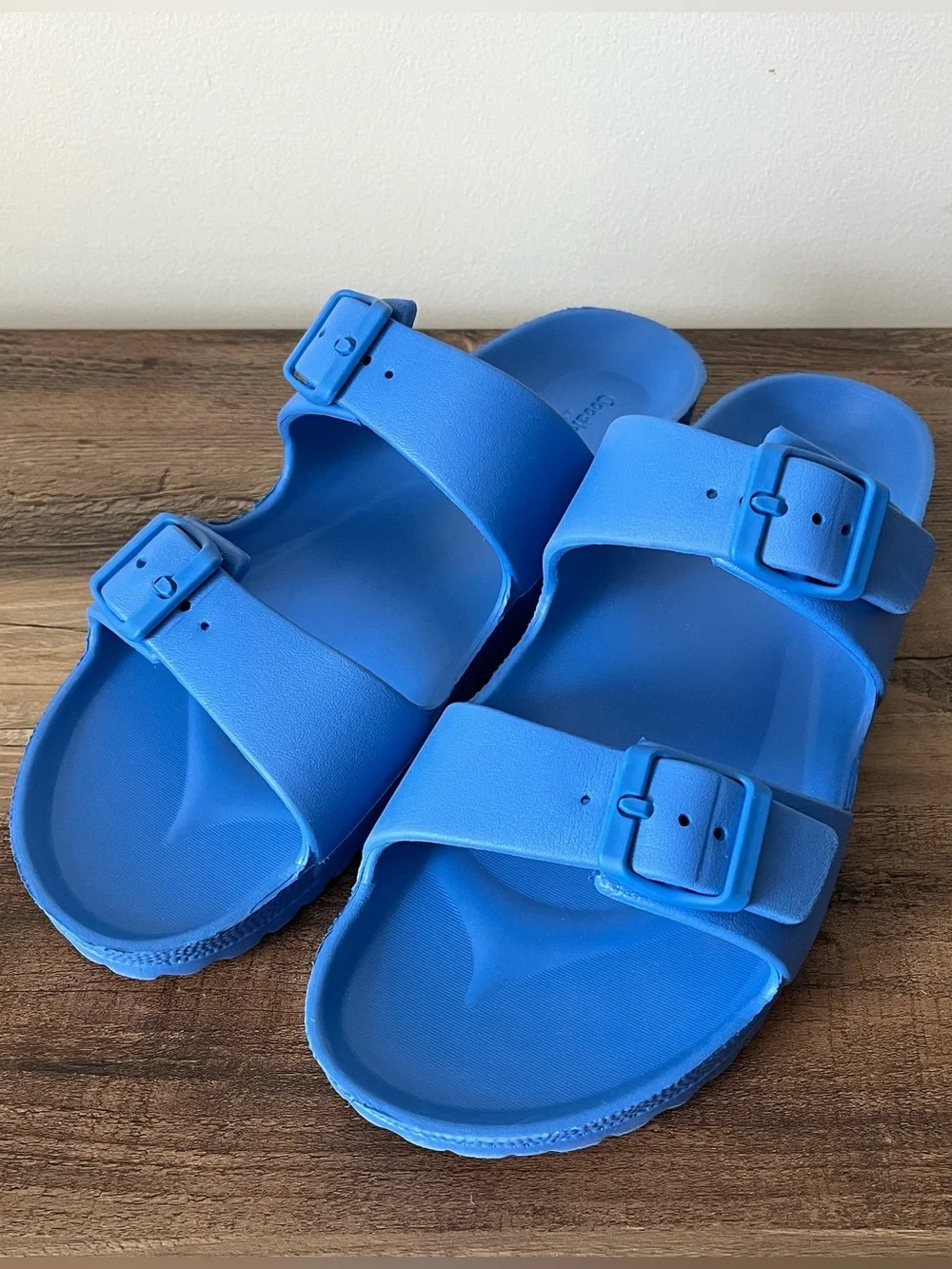 Men's Carson Target Two Band Sandals Goodfellow & Co Blue 11